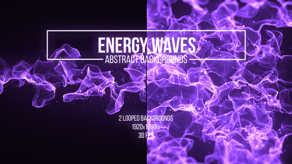 Energy Waves Abstract Backgrounds