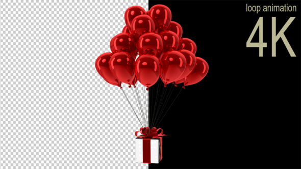 3d Balloons Gift Boxes