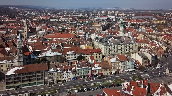 Aerial View of Sopron, Hungary