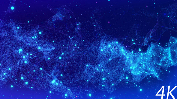 Abstract Blue Space Background alt