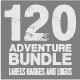 120 Adventure Badges and Logo Bundle - GraphicRiver Item for Sale