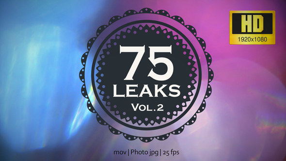 75 Real Light Leaks and Bokeh - Pack 2