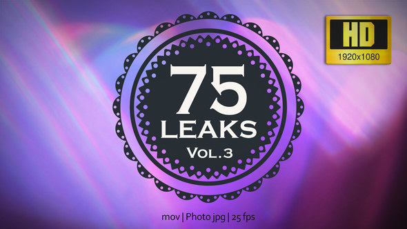 75 Real Light Leaks and Bokeh - Pack 3