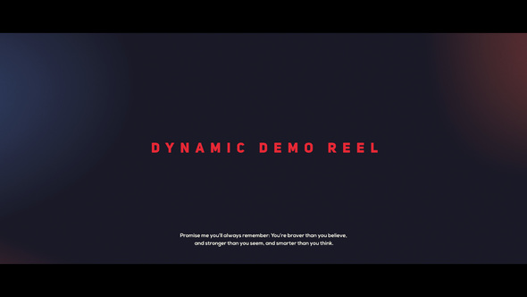 Dynamic Demo Reel alt