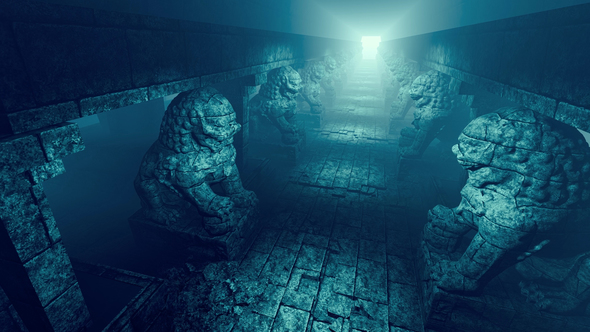 Stone Sculptures In The Tomb alt