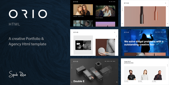 Orio - A Creative Portfolio & Agency HTML Template