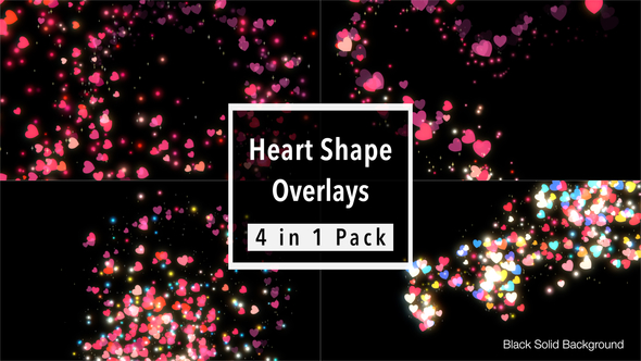 Heart Shape Overlays Pack