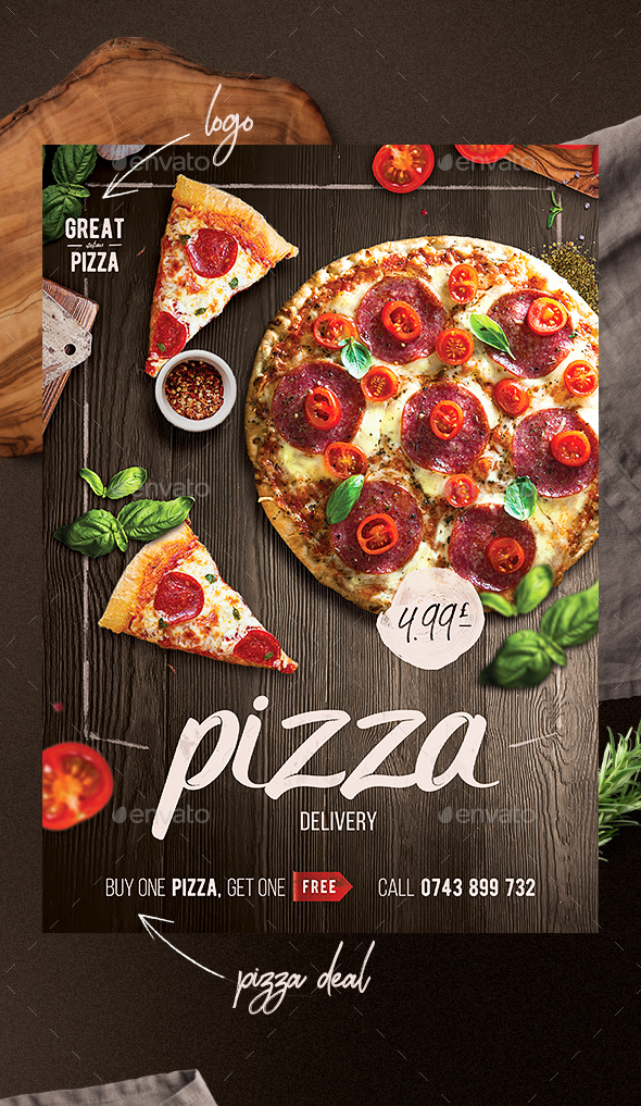 Pizza Stationery And Design Templates From Graphicriver