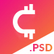 Cryptocurrency Trading PSD Web Template - ThemeForest Item for Sale