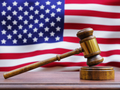 Gavel in front of American Flag - PhotoDune Item for Sale
