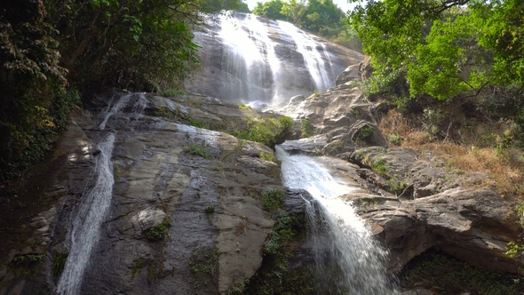 Siribhume Waterfall in Doi Inthanon National Park, Chiang Mai Region, Thailand