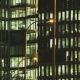 People Working in Tall Office Building with Street Lamps - VideoHive Item for Sale