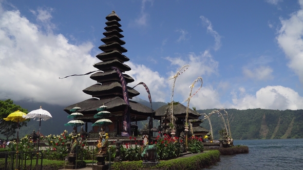 Hindu Temple on the Island of Bali. Pura Ulun Danu Bratan