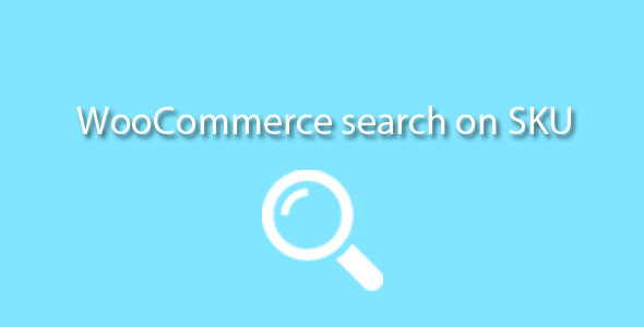 Search on SKU Woocommerce