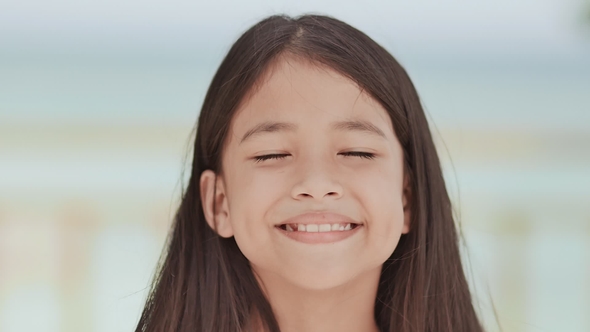 A Charming Filipino Schoolgirl Positively Poses