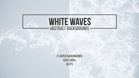 White Waves Abstract Backgrounds