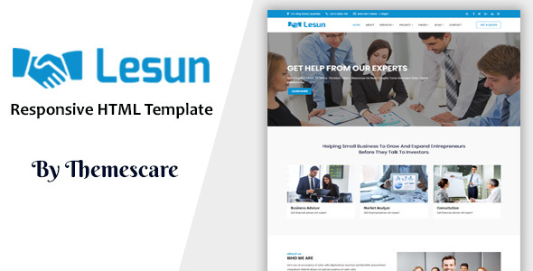 Lesun - Consulting & Business HTML Template