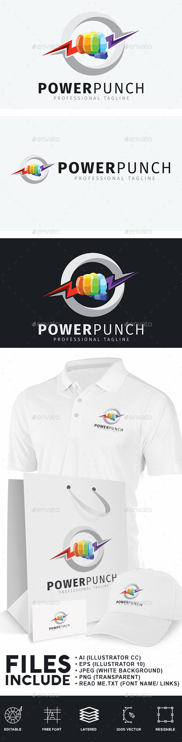 Power Punch Logo