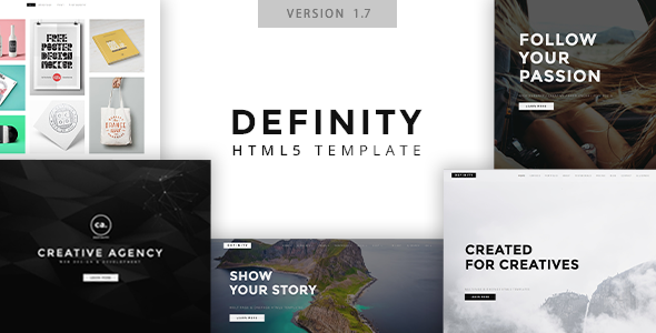 Definity - Multipurpose One/Multi Page Template