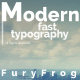Modern Fast Typography - VideoHive Item for Sale
