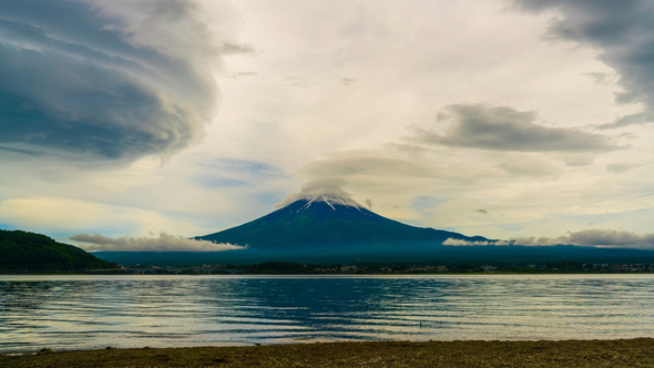 Mountain With Storm Clouds