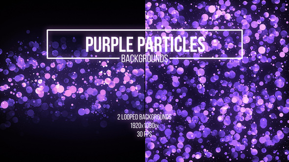 Purple Particles Backgrounds