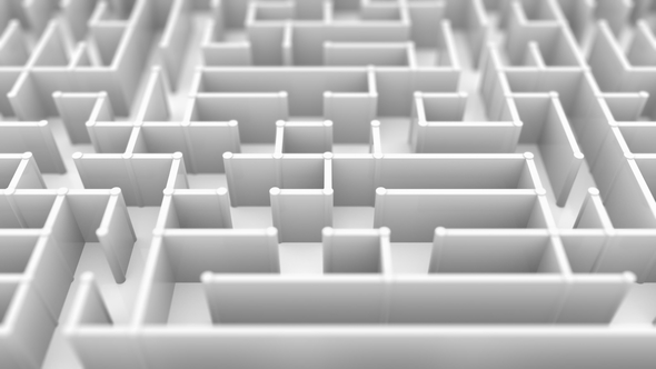 Endless Flight Over a Big Maze alt