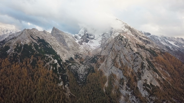 Flight Around Watzmann and Hochkalter Mountains, Berchtesgaden, Germany