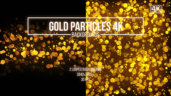 Gold Particles Backgrounds