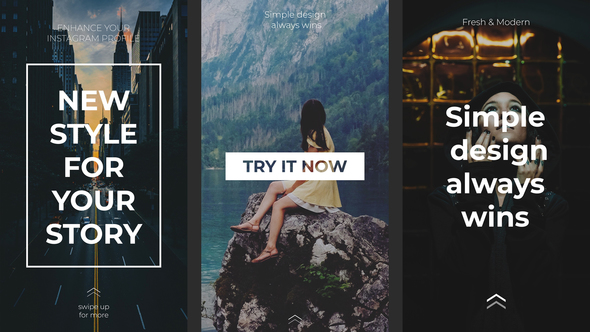Instagram Stories - Minimal Style/ Clean Promotion alt