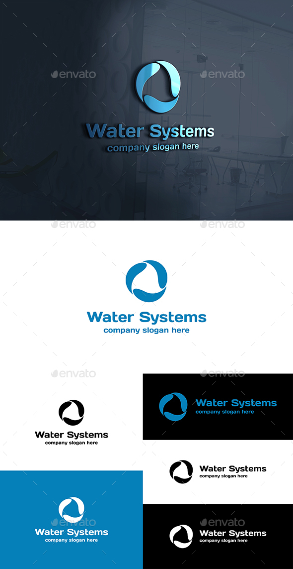 Water Systems Drops Logo