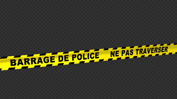 Police Line - French Text alt