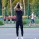 Basketball Freestyle, a Player Jumps Over a Teammate and Makes a Slam Dunk - VideoHive Item for Sale