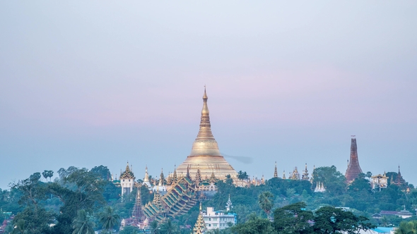 Shwedagon at Sunset