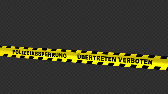 Police Line - German Text - 4K alt