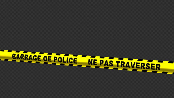 Police Line - French Text - 4K alt