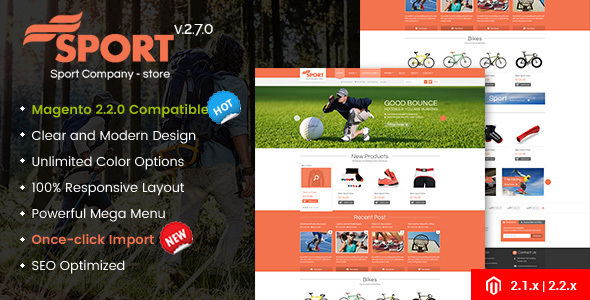 SM Sport - uniwersalny responsywny motyw Magento 2