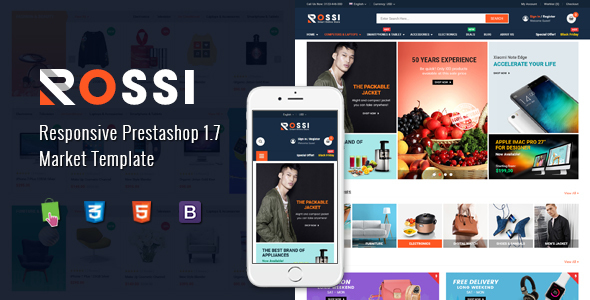 Rossi - Flexible Multipurpose PrestaShop 1.7 Theme