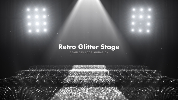 Retro Glitter Stage