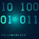 Abstract Electronic Circuit Board with Binary Code, Matrix Background - VideoHive Item for Sale