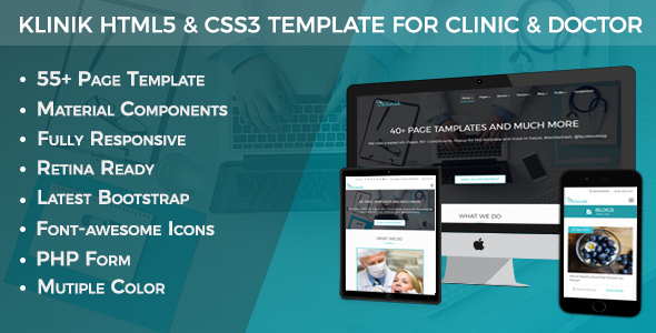 Klinik - HTML5 & CSS3 Responsive Template for Clinic, Doctor & Hospital