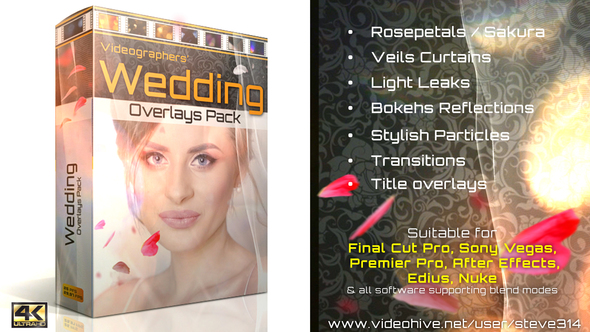 Wedding Overlays Pack