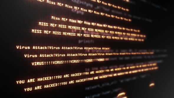 Virus Code Running Down in Terminal