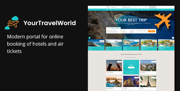 YTW — Online Travel Booking HTML Template