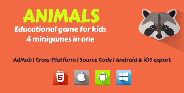 Animals - Educational Game For Kids