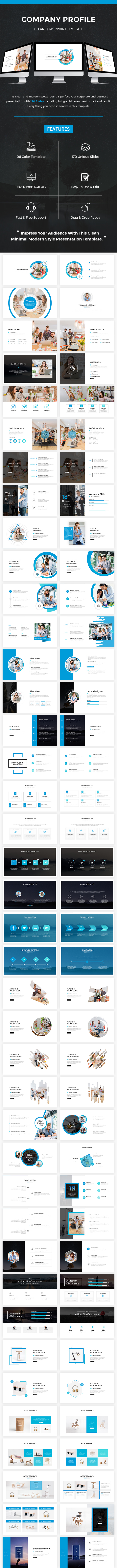 Company Profile Powerpoint Template 2018