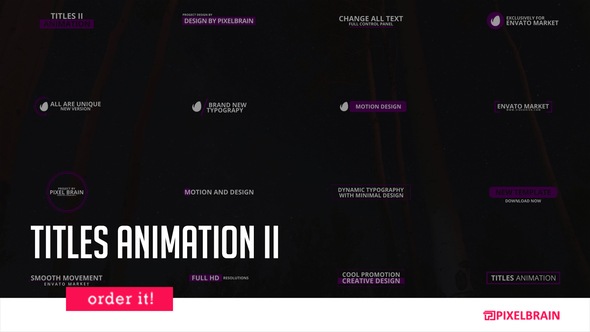 Titles Animation II alt