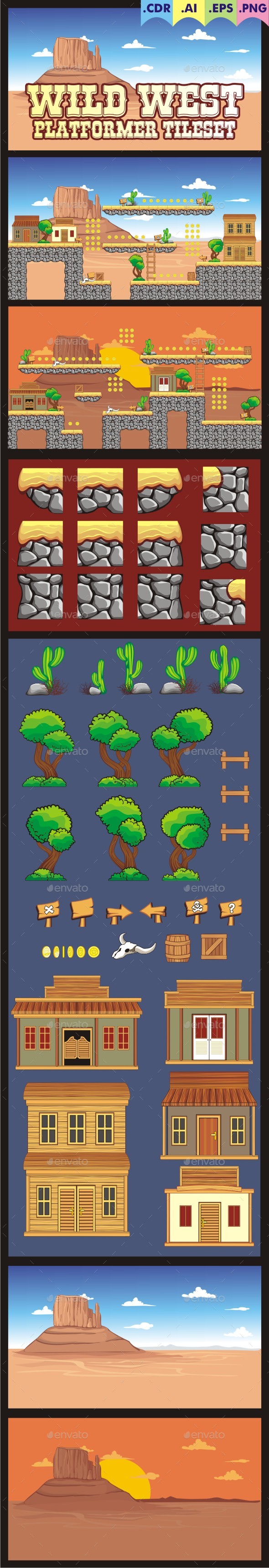 Ground 2D Game Tilesets from GraphicRiver