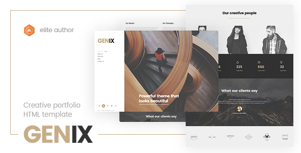 Genix - Creative Portfolio HTML5 Template