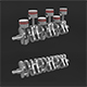 Piston Full with Base - 3DOcean Item for Sale
